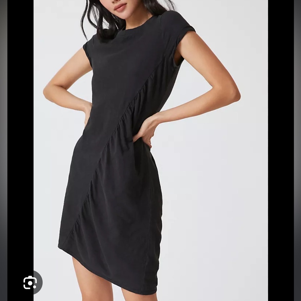 💜Firm Price💜Anthropologie T.La Ruched tee mini dress - Picture 7 of 14